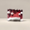 Christmas hat, plush, children's and adults' holiday party decoration hat Specification image